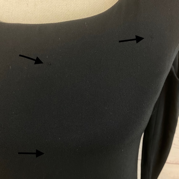 HELMUT LANG Sleeve Cutout Crepe Shift Dress - Picture 4 of 11